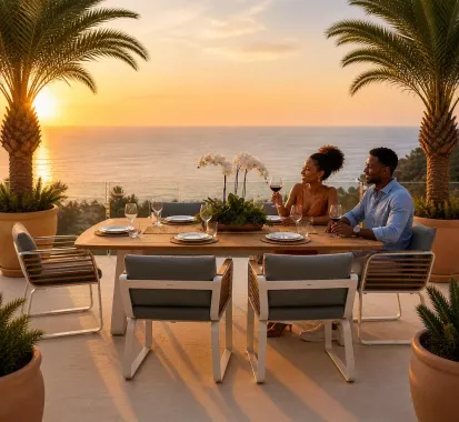 Salle à Manger WING - Design Italien Pininfarina pour Vos Espaces Extérieurs en Martinique, Guadeloupe et Saint Martin