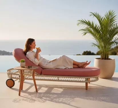 Bain de soleil design VASCA de Claudio Bellini