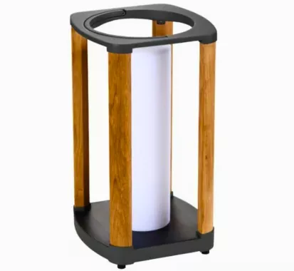 Lampe Solaire Noire Aurore - Higold Design | Éclairage Élégant Extérieur