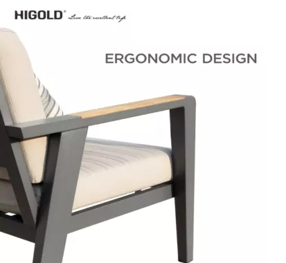 Salon de Jardin EMOTI HIGOLD - Mobilier Haut de Gamme en Martinique