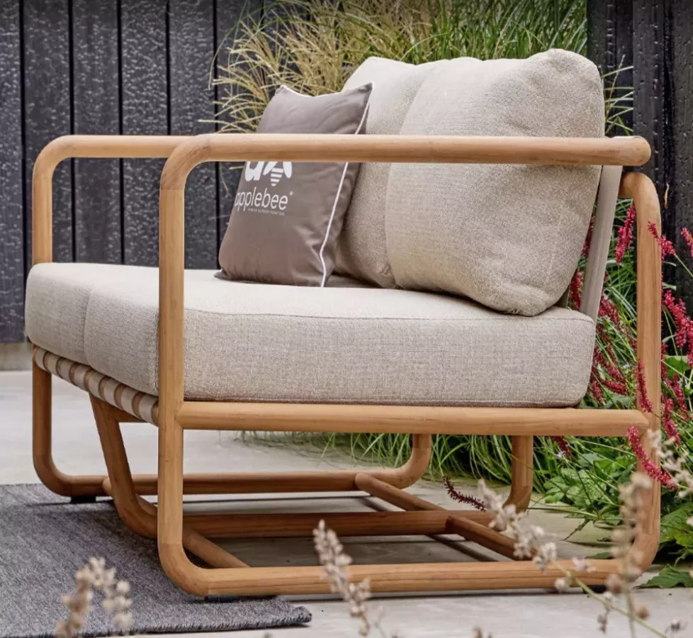 CANAPE DE JARDIN TECK APPLE BEE - COLLECTION DOLCE 2025 CANAPE DE JARDIN TECK APPLE BEE - COLLECTION DOLCE 2025