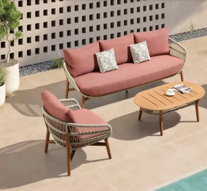 Salon VASCA 5 places — Design Claudio Bellini, salon de jardin haut de gamme