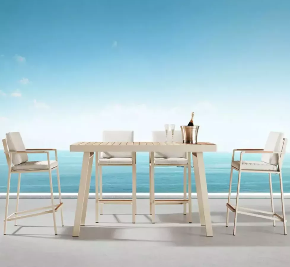 ENSEMBLE BAR TABLE HAUTE & 6 TABORETS - NOFI ENSEMBLE BAR TABLE HAUTE & 6 TABORETS - NOFI