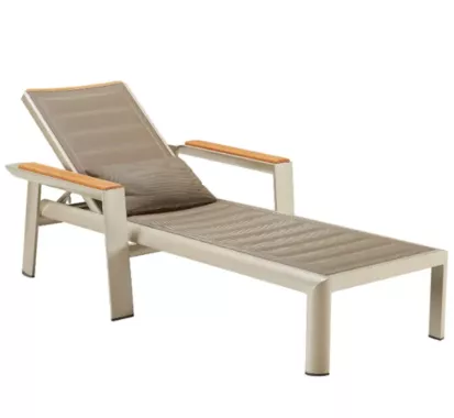 Bain de soleil GENEVA – Épure contemporaine et élégance naturelle pour vos extérieurs antillais