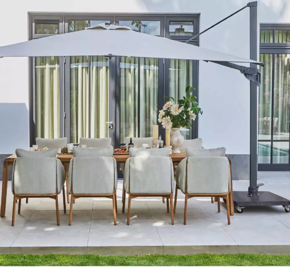 PARASOL PALMOLI 3x3 SUNBRELLA AVEC BASE ROULETTE - SUNS OUTDOOR PARASOL PALMOLI 3x3 SUNBRELLA AVEC BASE ROULETTE - SUNS OUTDOOR