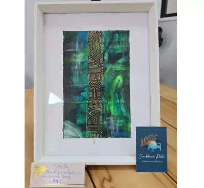 TABLEAU ENCADRE ANKA - ARTISTE LOCALE ELSA ZINGILE