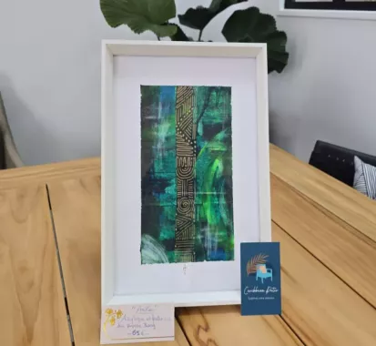 TABLEAU ENCADRE ANKA - ARTISTE LOCALE ELSA ZINGILE