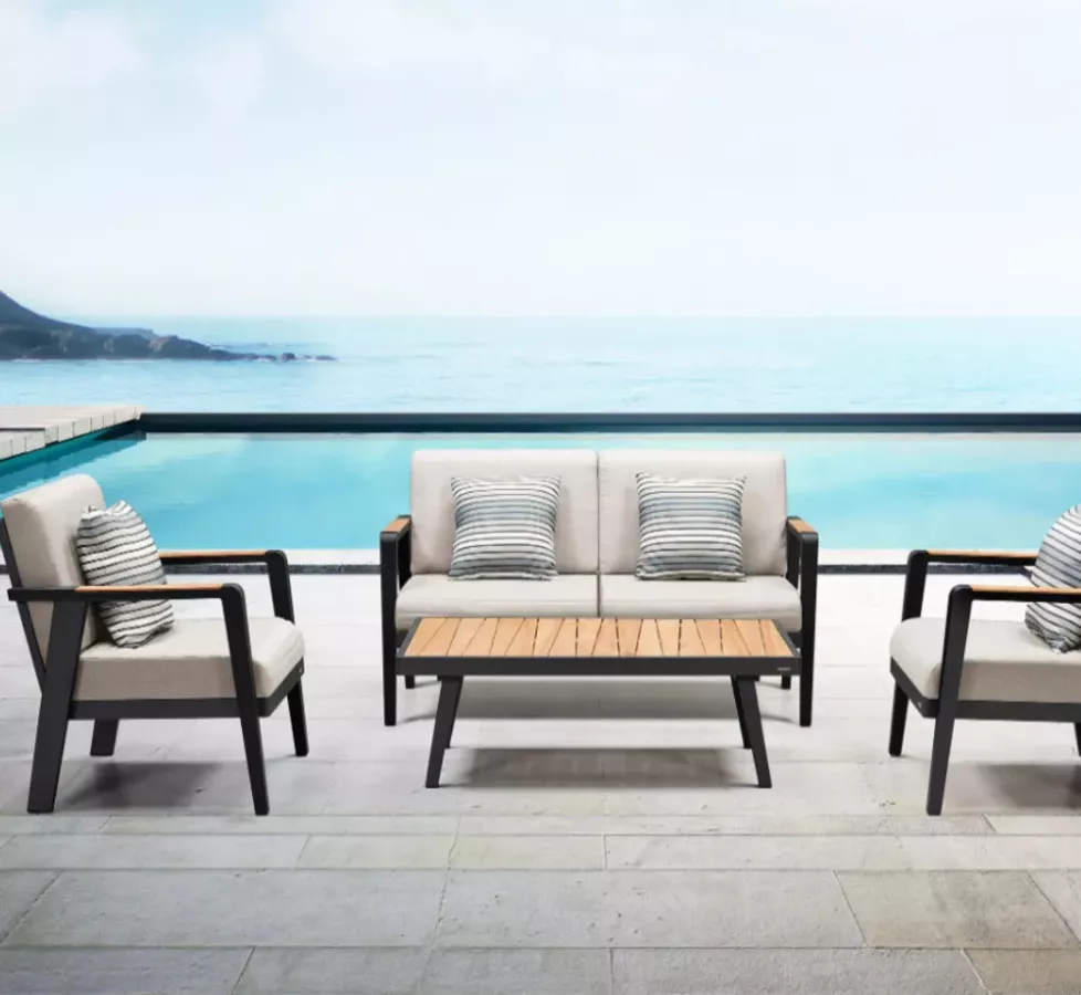 Salon de Jardin EMOTI 4 places - HIGOLD, Elégance et Confort pour votre terrasse Salon de Jardin EMOTI 4 places - HIGOLD, Elégance et Confort pour votre terrasse
