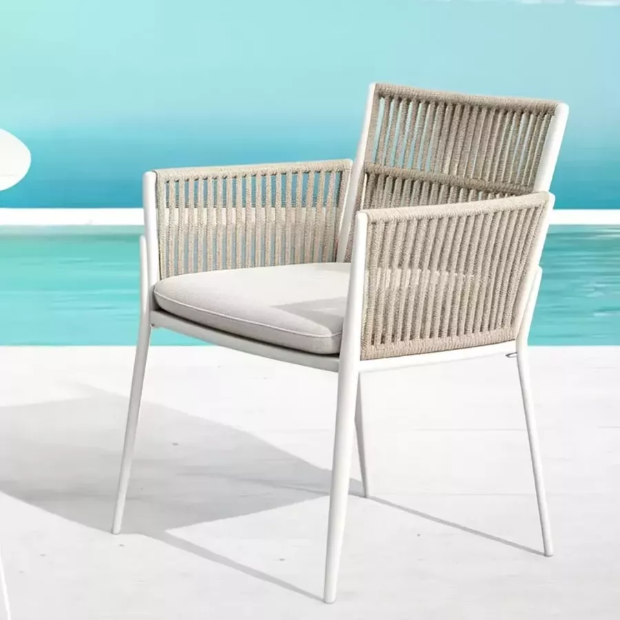 copy of ENSEMBLE TABLE DE JARDIN & 4 FAUTEUILS - HASTIA