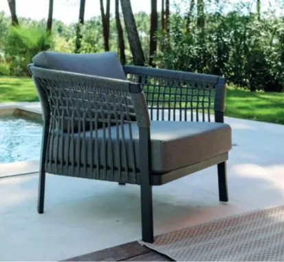 Salon de jardin ASTRIA aluminium & Sunbrella® | Haut de gamme Antilles