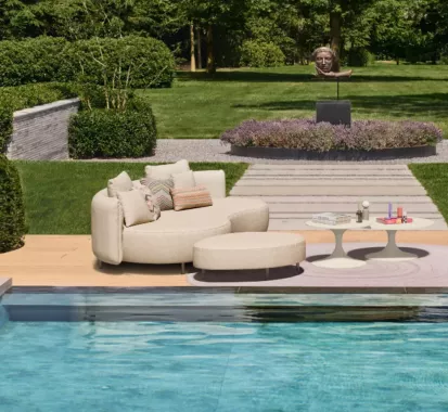 BANQUETTE CANAPE BOUCLE 3 PLACES - PIENZA SUNS OUTDOOR