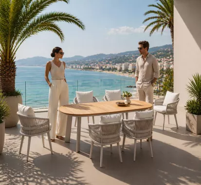 ensemble de repas d'extérieur AIO de Claudio Bellini